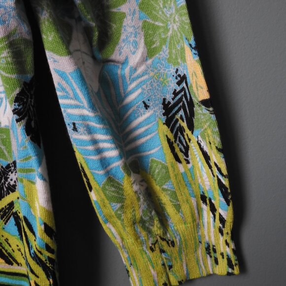 Joseph A. Colorful Buttoned-Down Sweater Cardigan, Women's Size XL - Picture 3 of 6